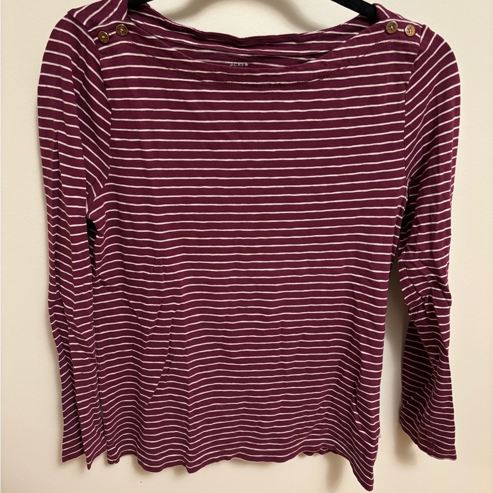 Striped Purple Women's Top